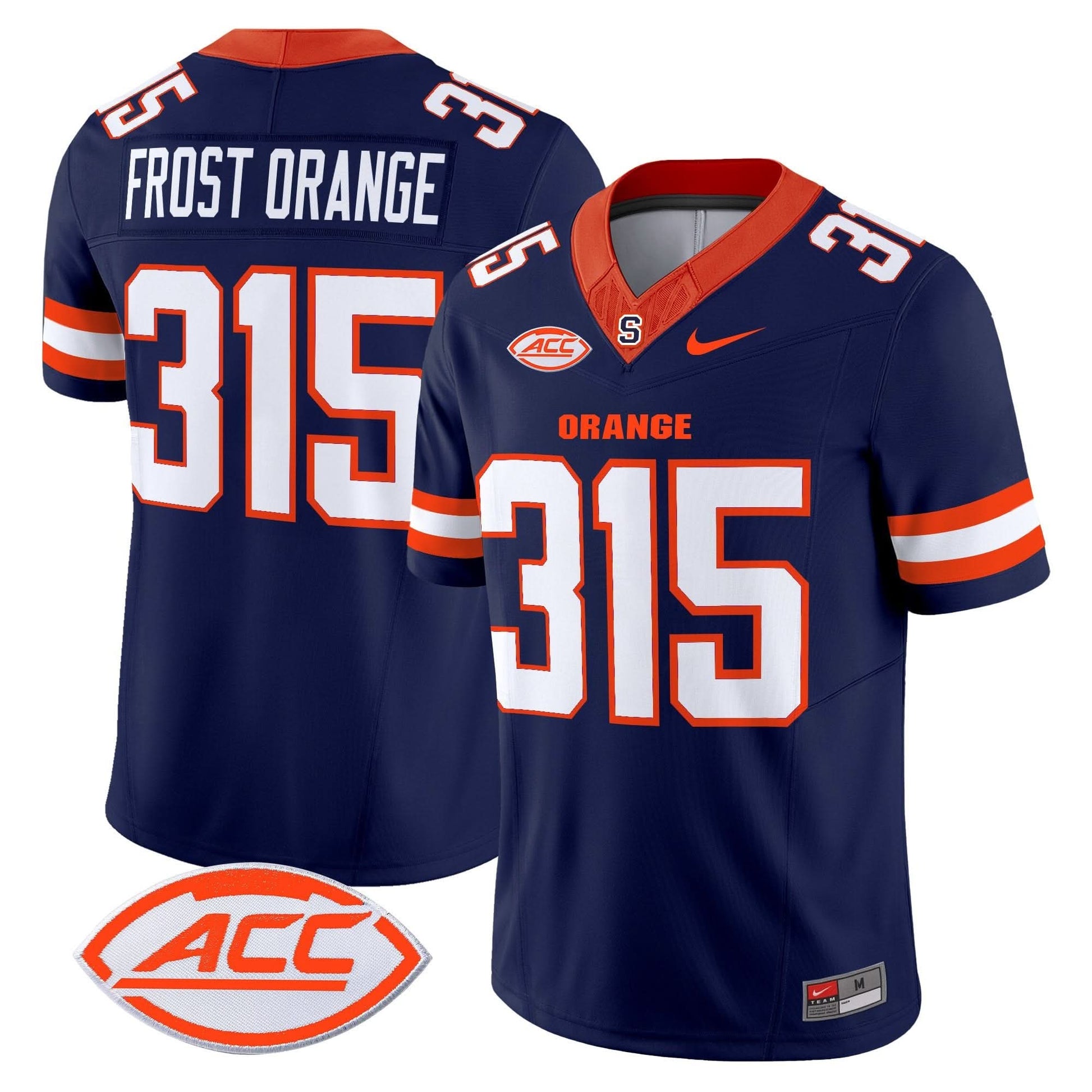 Syracuse Orange 2025 Vapor Limited Jersey - All stitched