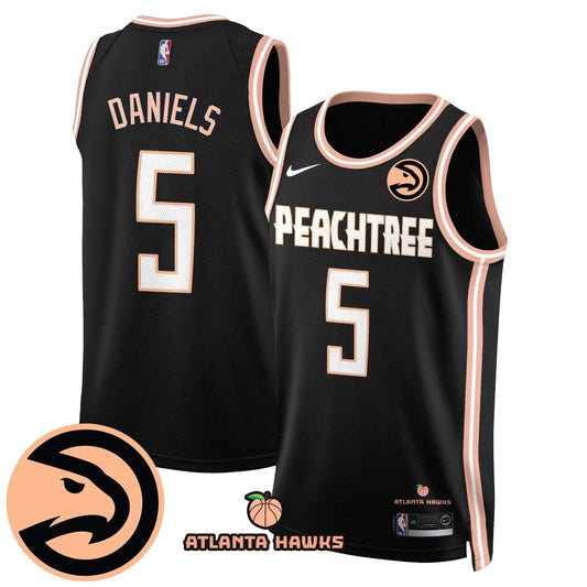 Atlanta Hawks “Peachtree” City Edition Jersey - All Stitched