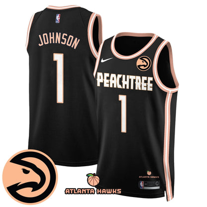 Atlanta Hawks “Peachtree” City Edition Jersey - All Stitched