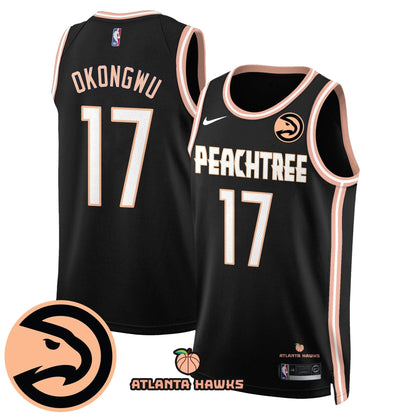 Atlanta Hawks “Peachtree” City Edition Jersey - All Stitched