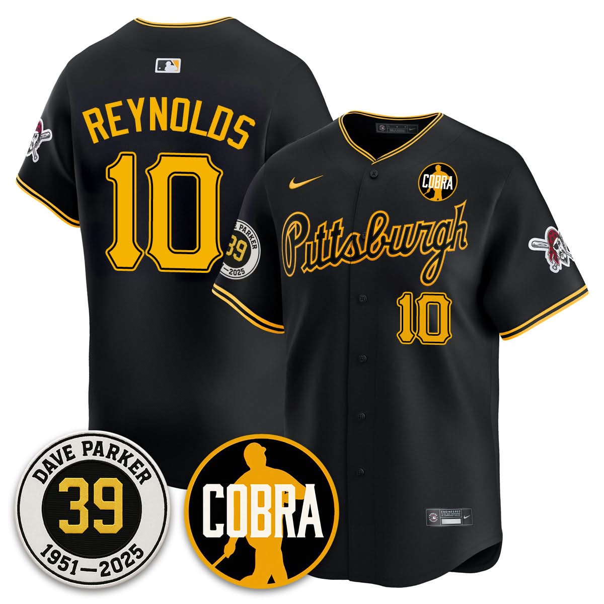 Pittsburgh Pirates Memories Dave Parker Jersey- “COBRA” Patch - All Stitched