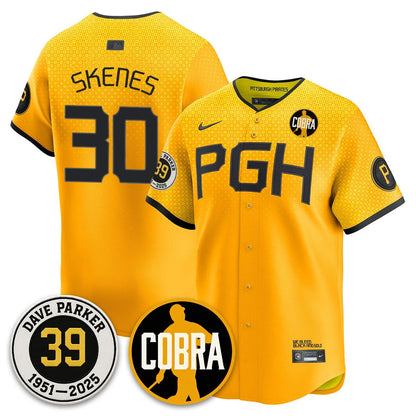 Pittsburgh Pirates Memories Dave Parker Jersey- “COBRA” Patch - All Stitched