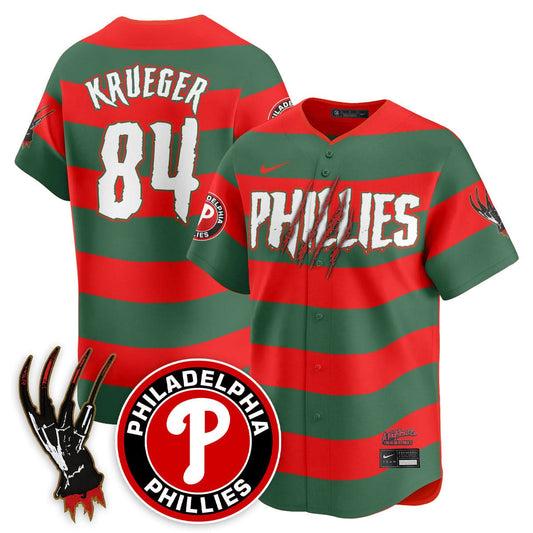Philadelphia Phillies "A Nightmare on Elm Street" Jersey - Stitched