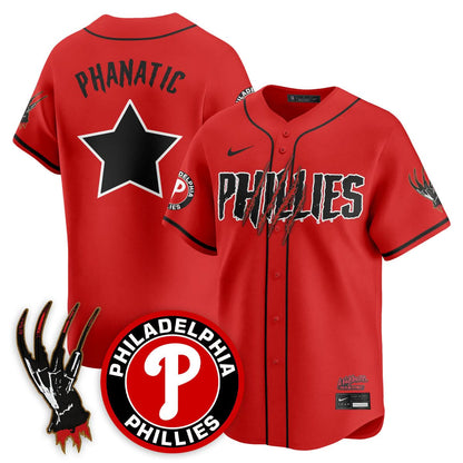 Philadelphia Phillies "A Nightmare on Elm Street" Jersey - Stitched