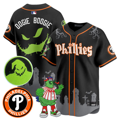 Philadelphia Phillies Oogie Boogie & Phanatic Premier Limited Jersey - All Stitched