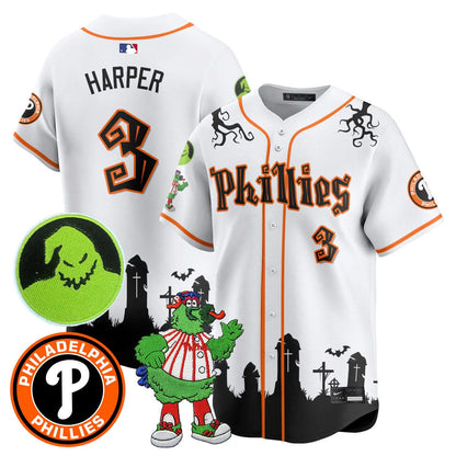 Philadelphia Phillies Oogie Boogie & Phanatic Premier Limited Jersey - All Stitched