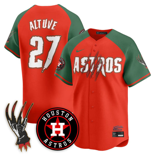 Houston Astros "A Nightmare on Elm Street" Jersey - Stitched