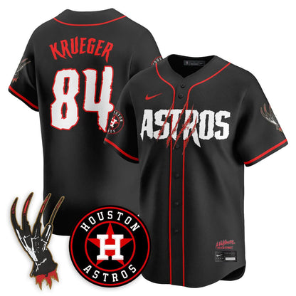 Houston Astros "A Nightmare on Elm Street" Jersey - Stitched