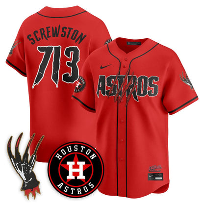 Houston Astros "A Nightmare on Elm Street" Jersey - Stitched