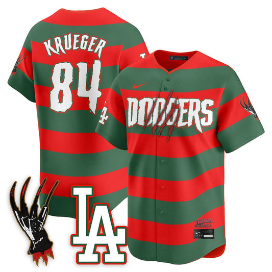 Los Angeles Dodgers "A Nightmare on Elm Street" Jersey - Stitched