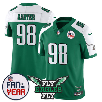 Philadelphia Eagles "Fan Of The Year" Jersey - All Stitched