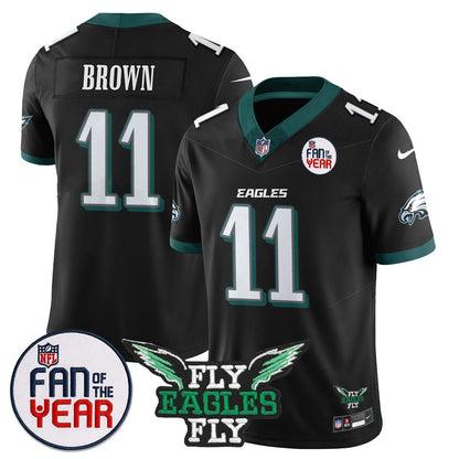 Philadelphia Eagles "Fan Of The Year" Jersey - All Stitched