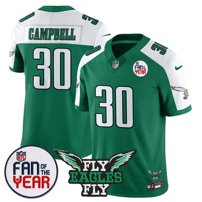 Philadelphia Eagles "Fan Of The Year" Jersey - All Stitched