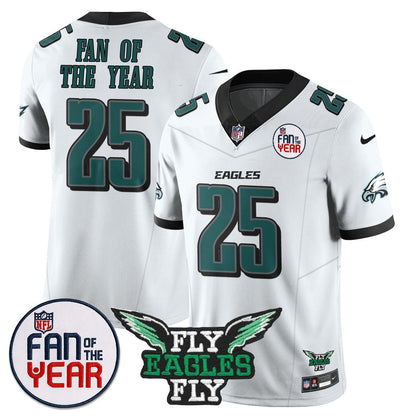 Philadelphia Eagles "Fan Of The Year" Jersey - All Stitched