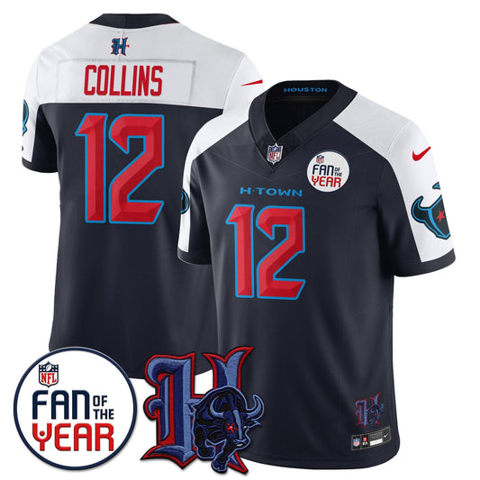 Houston Texans "Fan Of The Year" Jersey - All Stitched