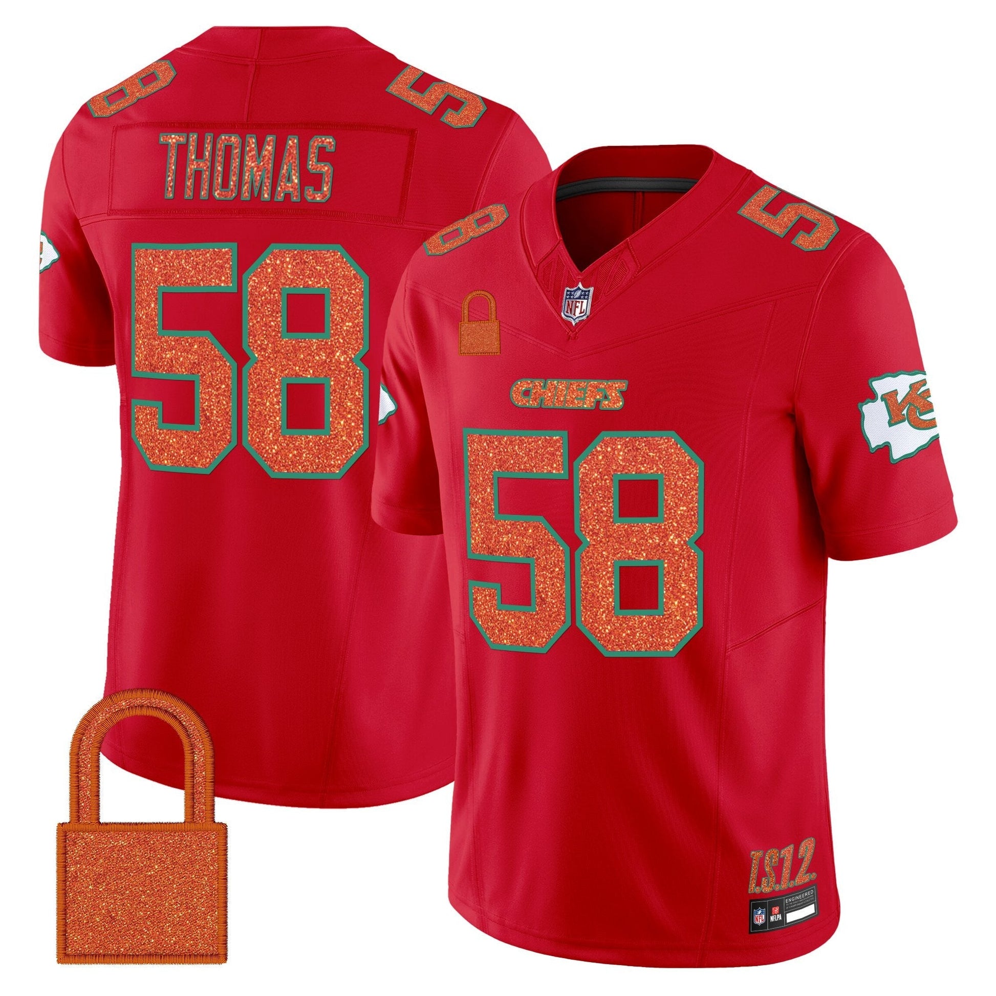 Kansas City Chiefs 'Taylor Swift - TS12 - The Life of a Showgirl' Vapor Limited Jersey - All Stitched