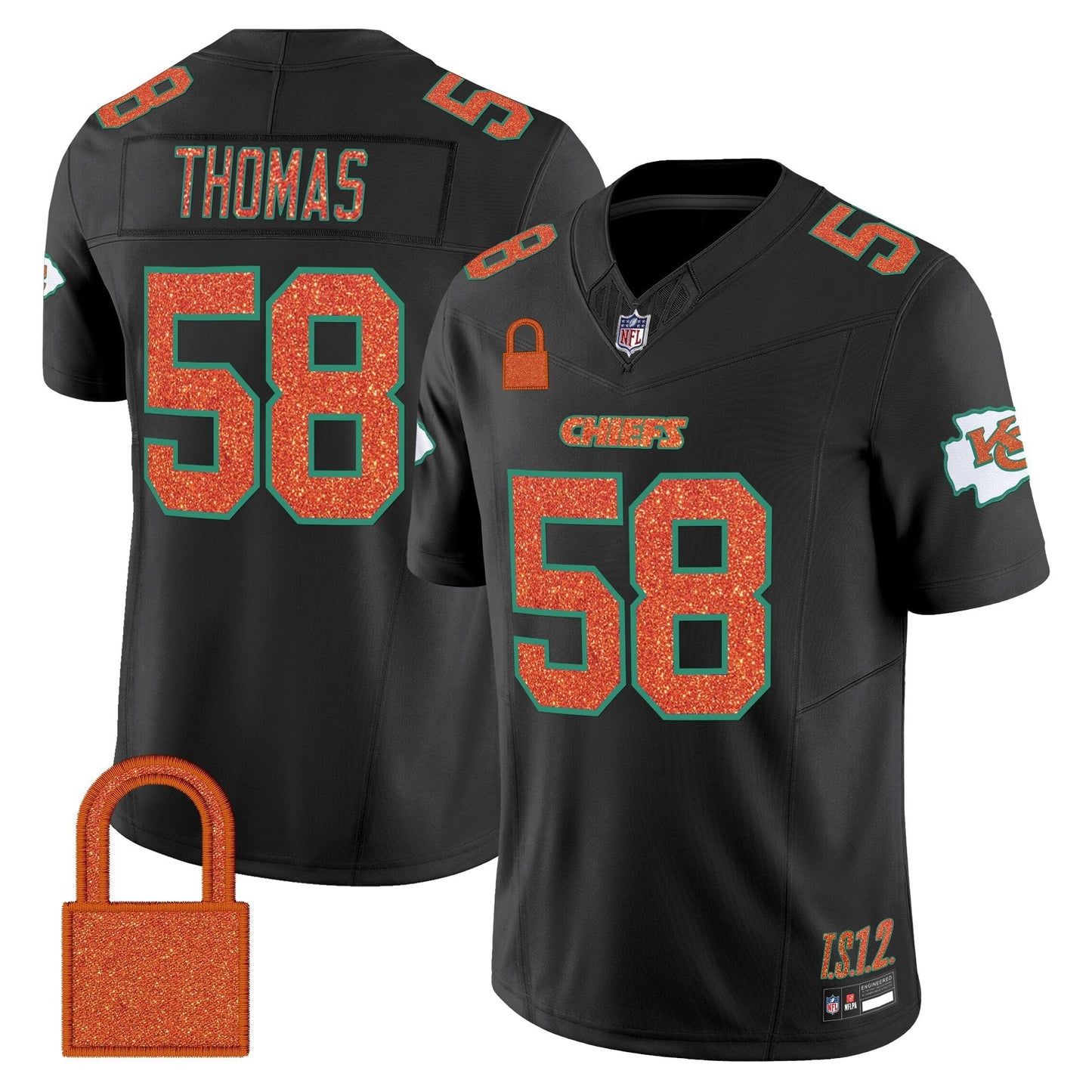 Kansas City Chiefs 'Taylor Swift - TS12 - The Life of a Showgirl' Vapor Limited Jersey - All Stitched