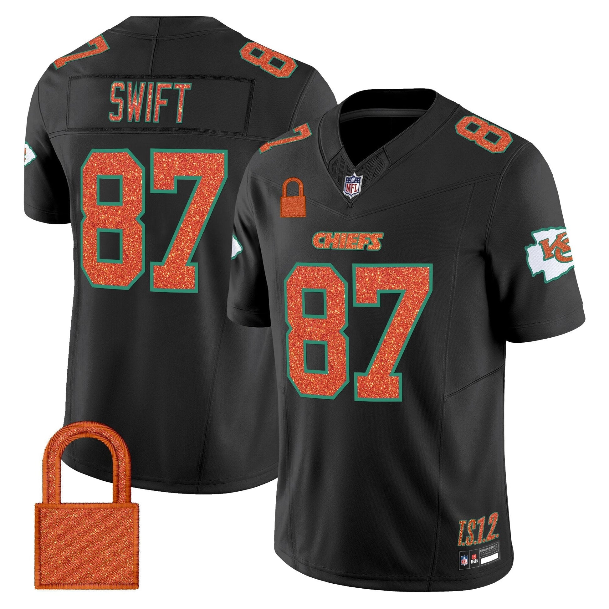 Kansas City Chiefs 'Taylor Swift - TS12 - The Life of a Showgirl' Vapor Limited Jersey - All Stitched