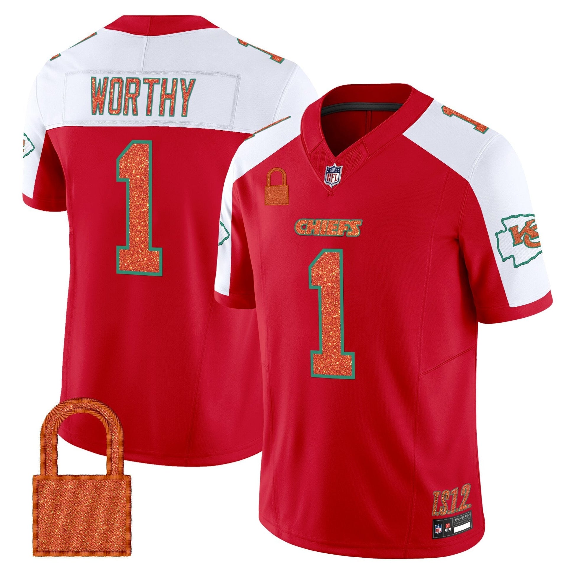 Kansas City Chiefs 'Taylor Swift - TS12 - The Life of a Showgirl' Vapor Limited Jersey - All Stitched