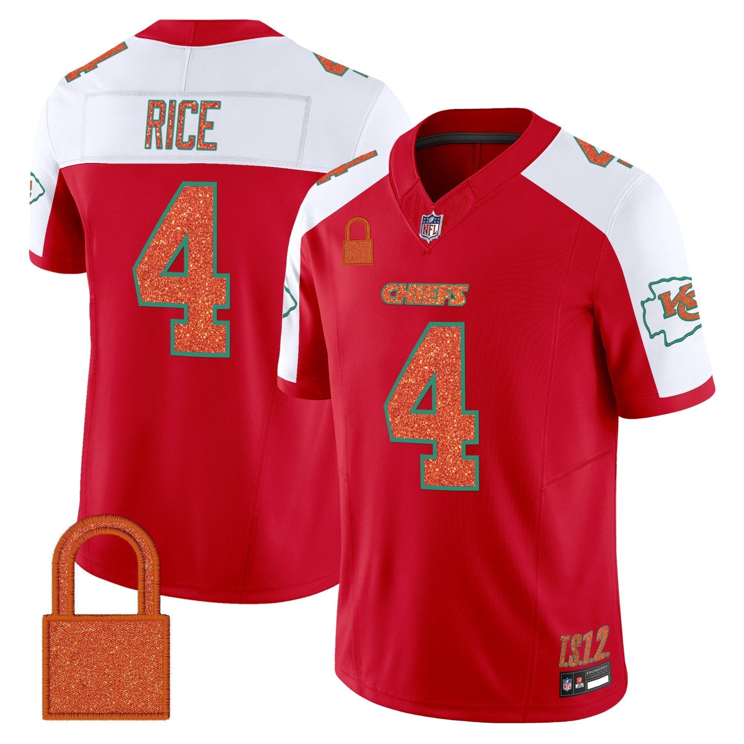 Kansas City Chiefs 'Taylor Swift - TS12 - The Life of a Showgirl' Vapor Limited Jersey - All Stitched