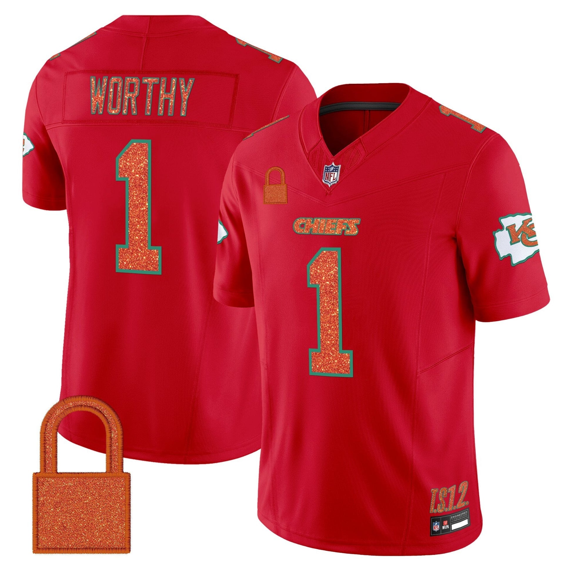 Kansas City Chiefs 'Taylor Swift - TS12 - The Life of a Showgirl' Vapor Limited Jersey - All Stitched