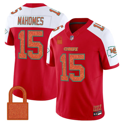 Kansas City Chiefs 'Taylor Swift - TS12 - The Life of a Showgirl' Vapor Limited Jersey - All Stitched