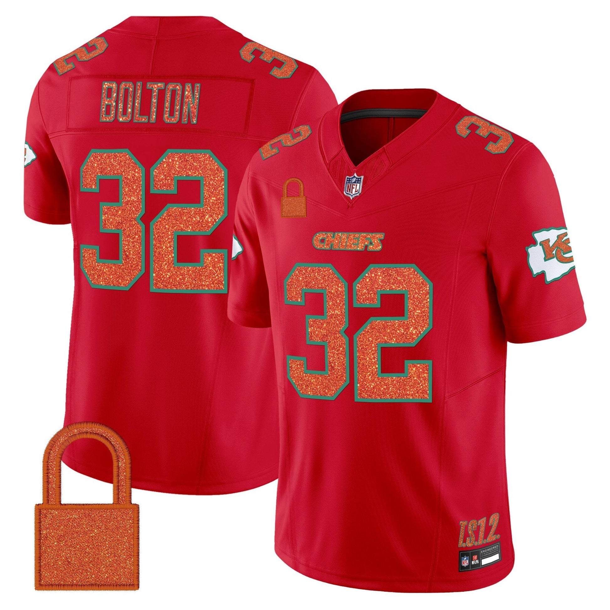 Kansas City Chiefs 'Taylor Swift - TS12 - The Life of a Showgirl' Vapor Limited Jersey - All Stitched