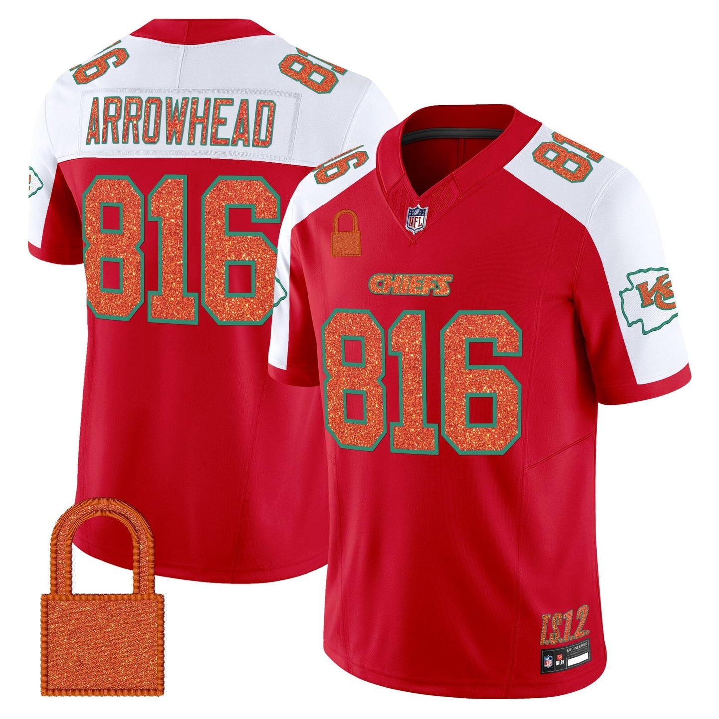 Kansas City Chiefs 'Taylor Swift - TS12 - The Life of a Showgirl' Vapor Limited Jersey - All Stitched