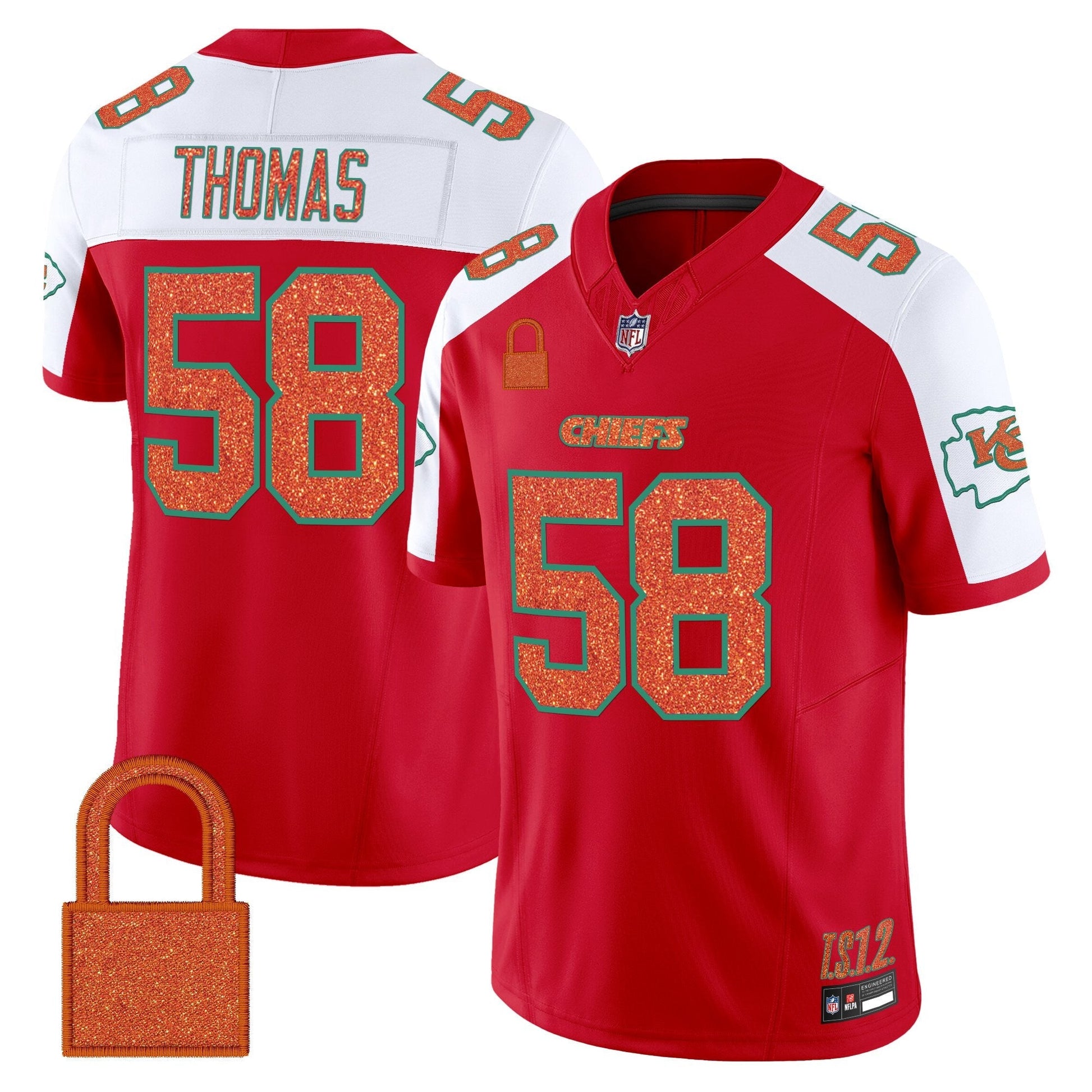 Kansas City Chiefs 'Taylor Swift - TS12 - The Life of a Showgirl' Vapor Limited Jersey - All Stitched