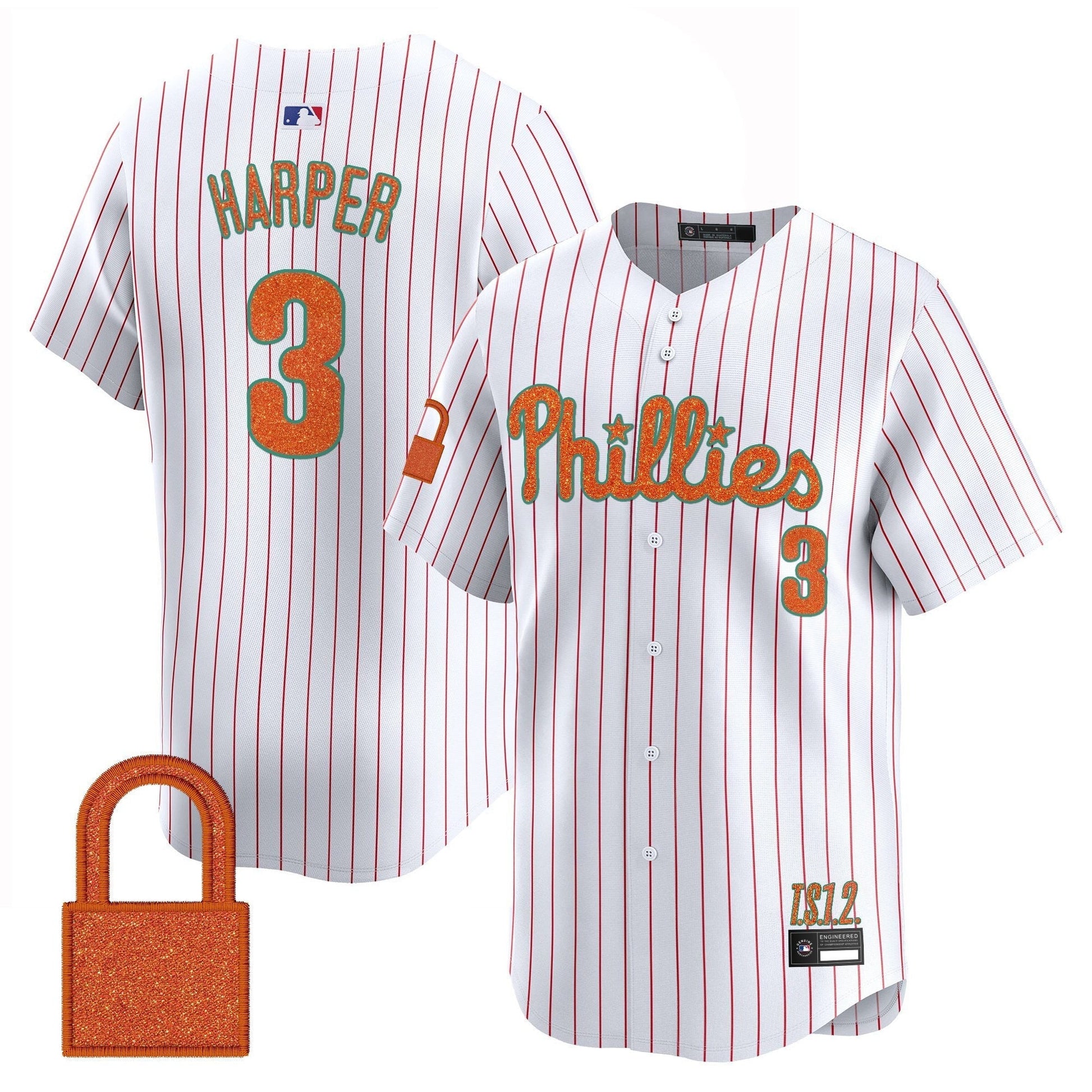 Philadelphia Phillies 'Taylor Swift - TS12 - The Life of a Showgirl' Vapor Premier Limited Jersey - All Stitched
