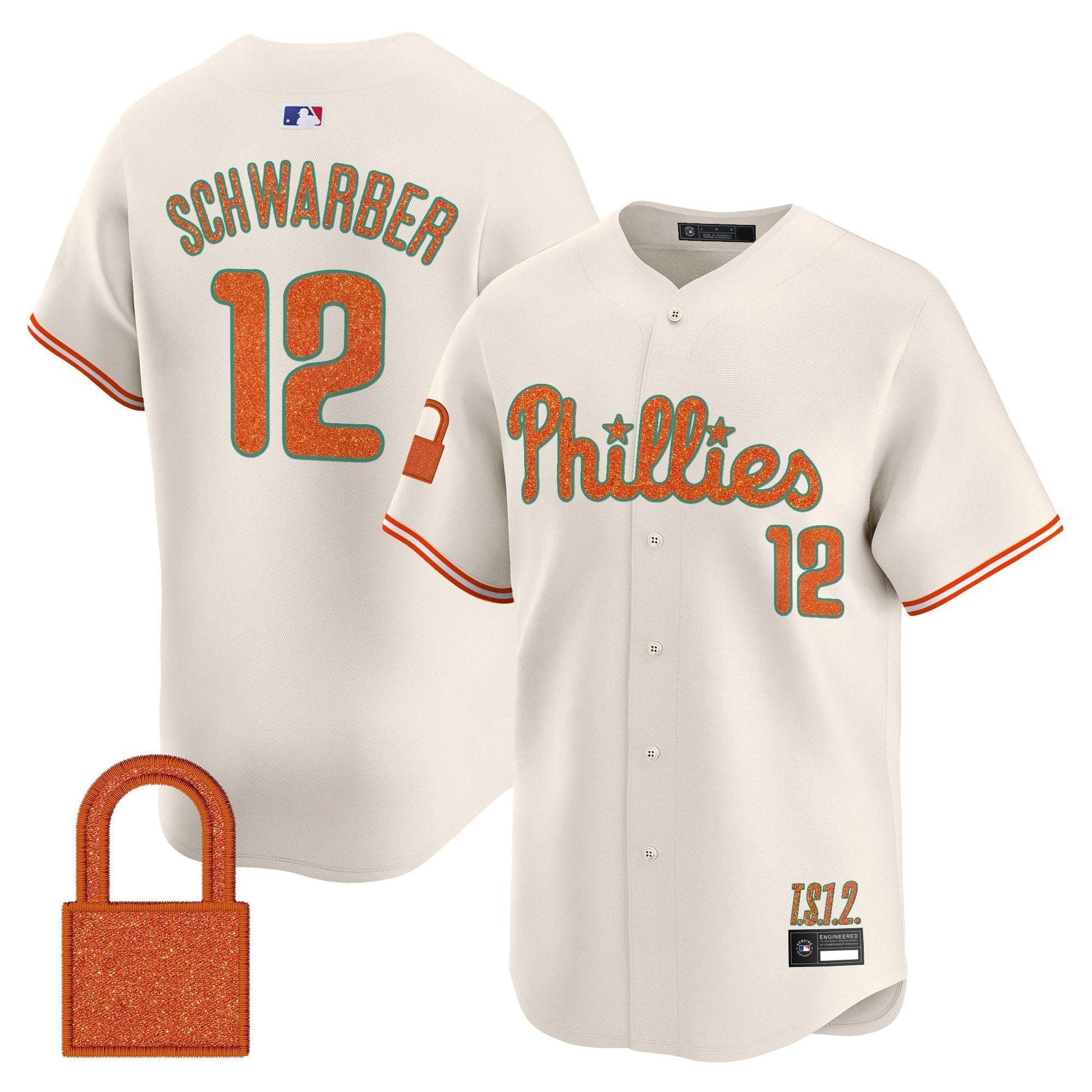 Philadelphia Phillies 'Taylor Swift - TS12 - The Life of a Showgirl' Vapor Premier Limited Jersey - All Stitched