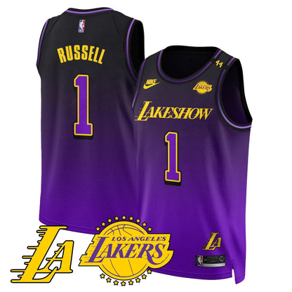 Los Angeles Lakers City Edition Jersey - All Stitched - The California Destiny