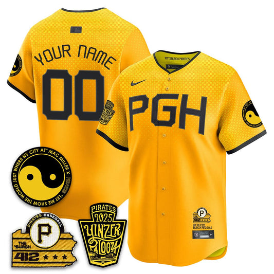 Pittsburgh Pirates Yinzerpalooza 2025 Limited Custom Jersey - All Stitched