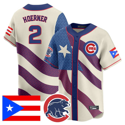 Chicago Cubs Puerto Rican Heritage Jersey V2 - All Stitched
