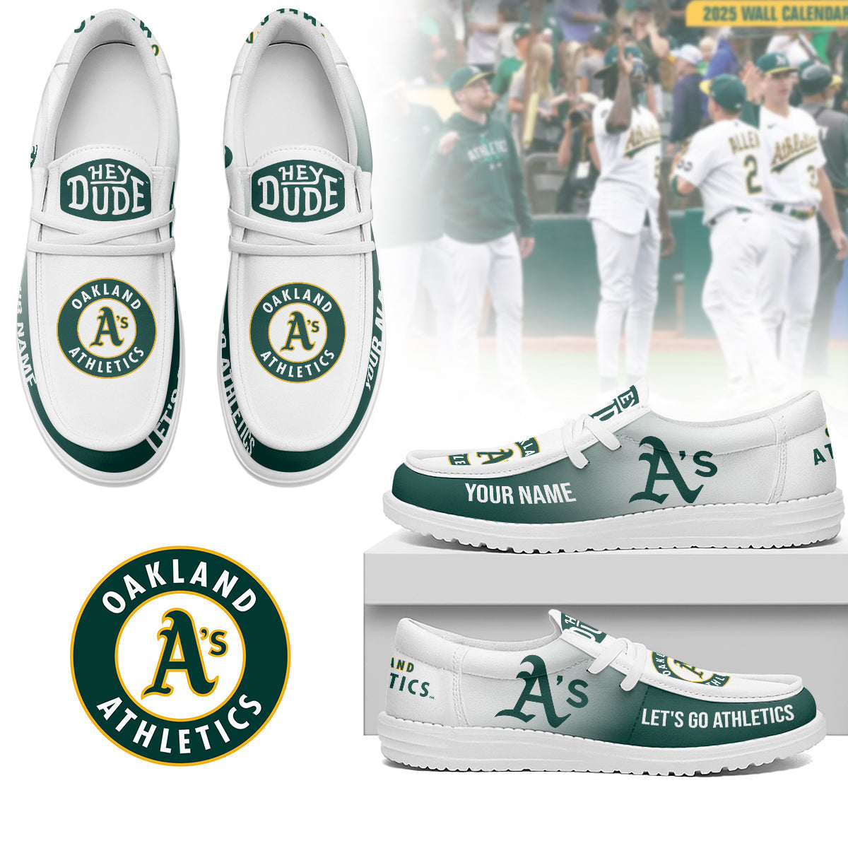 Oakland Athletics | Premium Loafer Shoes