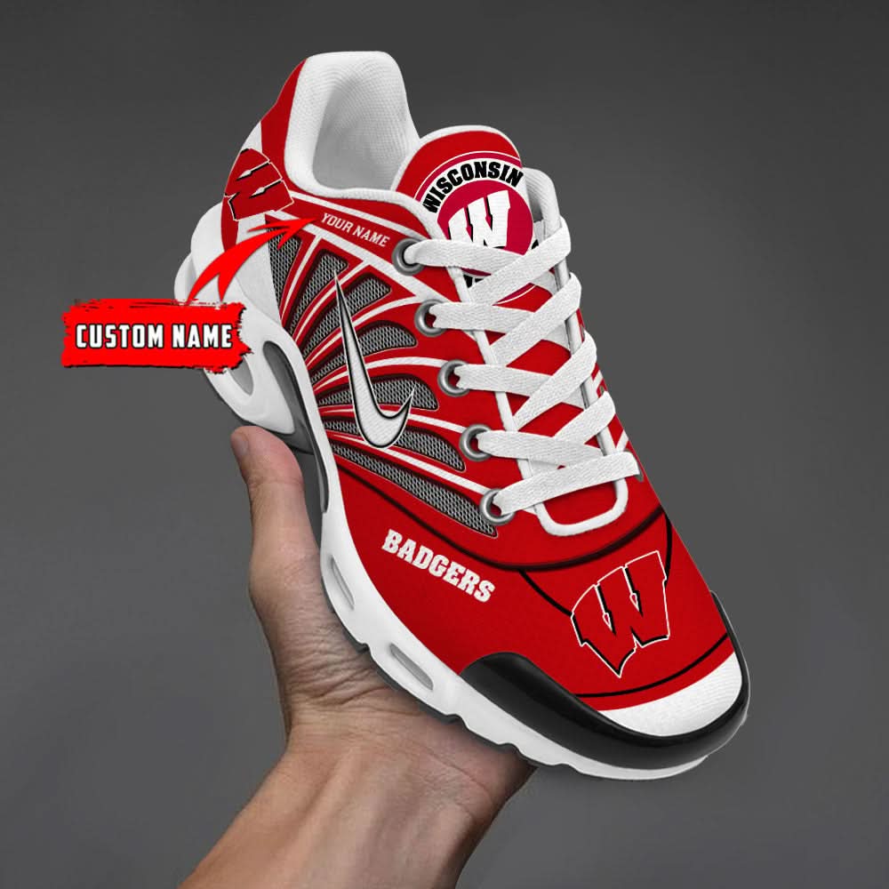 Wisconsin Badgers NCAA Air Max Plus Shoes - Limited