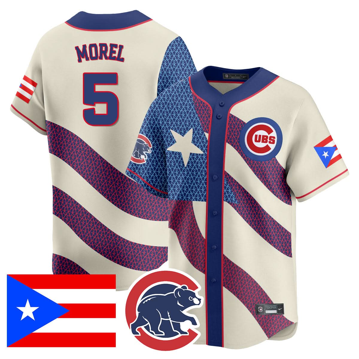 Chicago Cubs Puerto Rican Heritage Jersey V2 - All Stitched