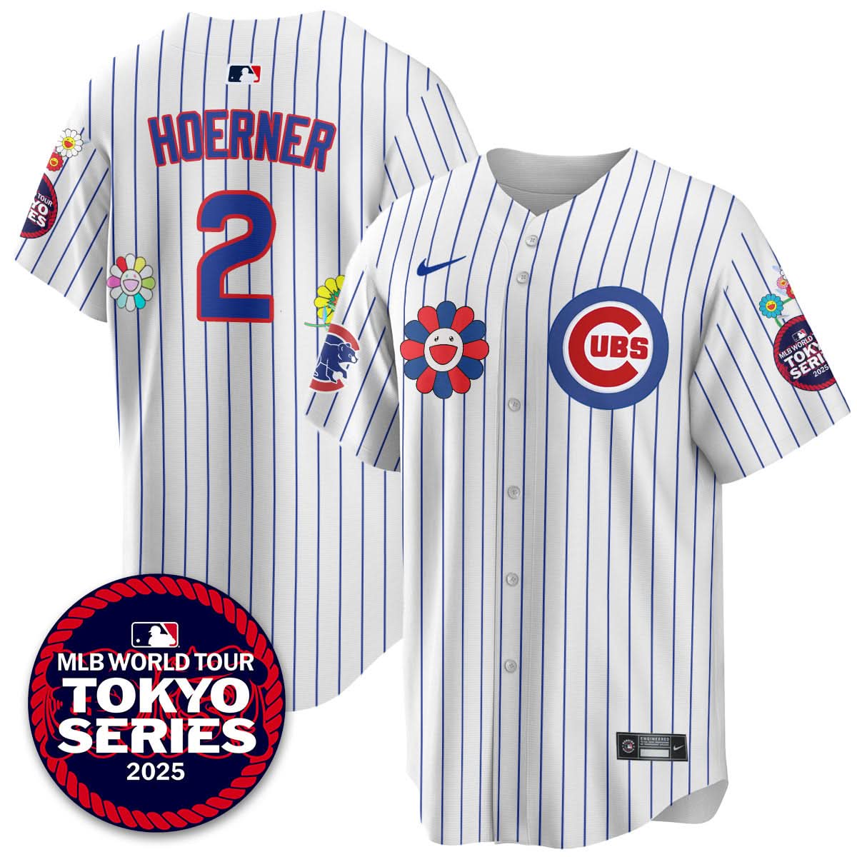 Chicago Cubs Tokyo Series 2025 Vapor Premier Limited Jersey - Stitched