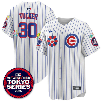 Chicago Cubs Tokyo Series 2025 Vapor Premier Limited Jersey - Stitched