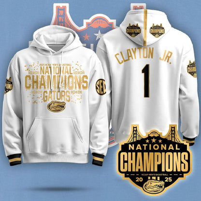 Florida Gators 2025 National Champions Basketball Hoodie - Printed