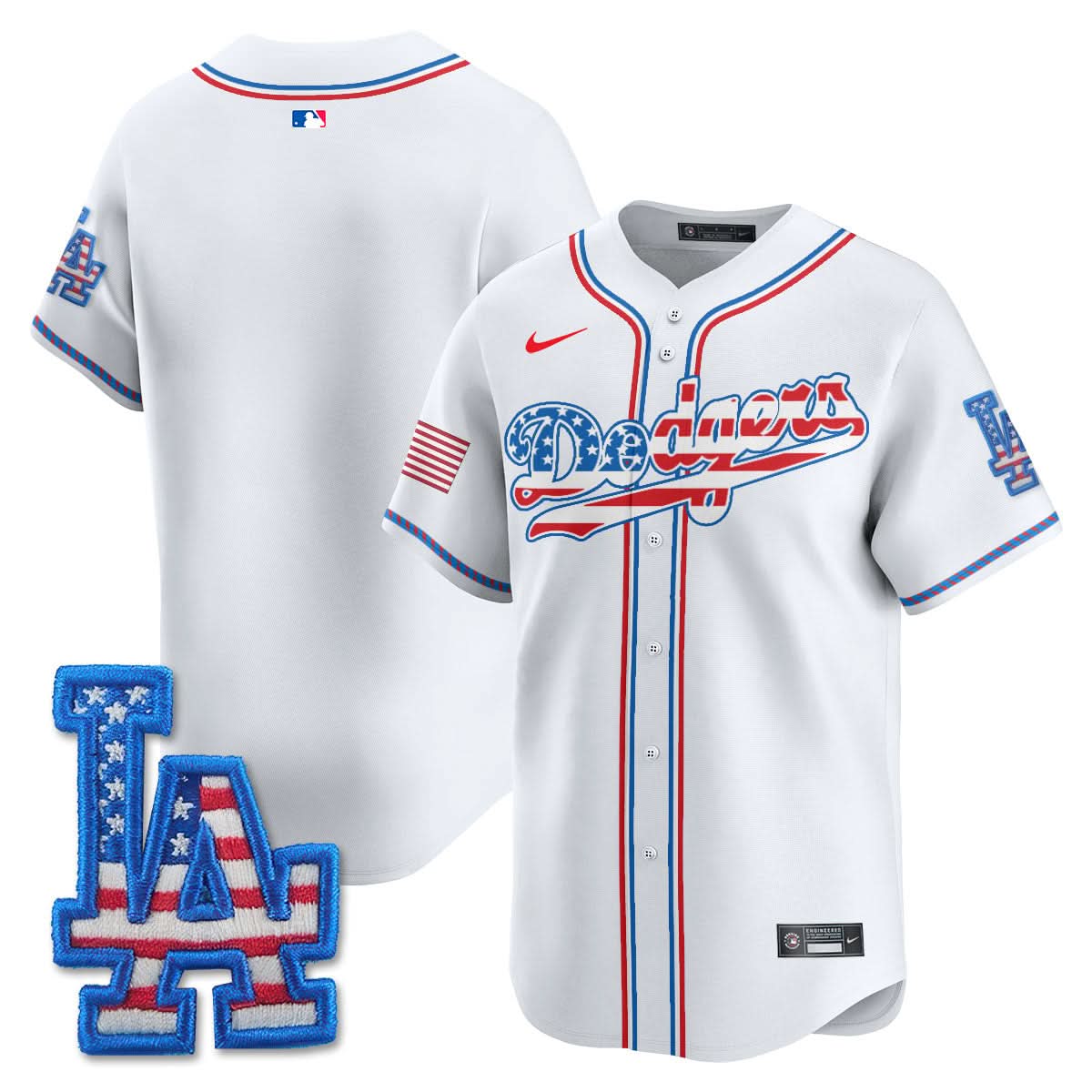 Los Angeles Dodgers 2025 Fourth of July Jersey - All Stitched
