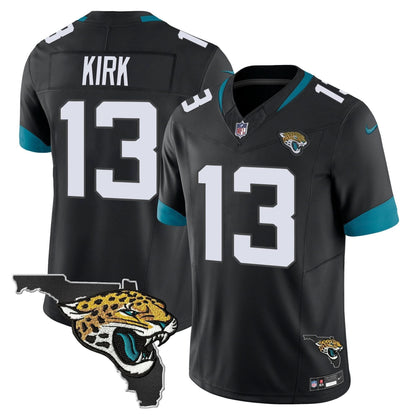 Jacksonville Jaguars Florida Patch Vapor Jersey - All Stitched