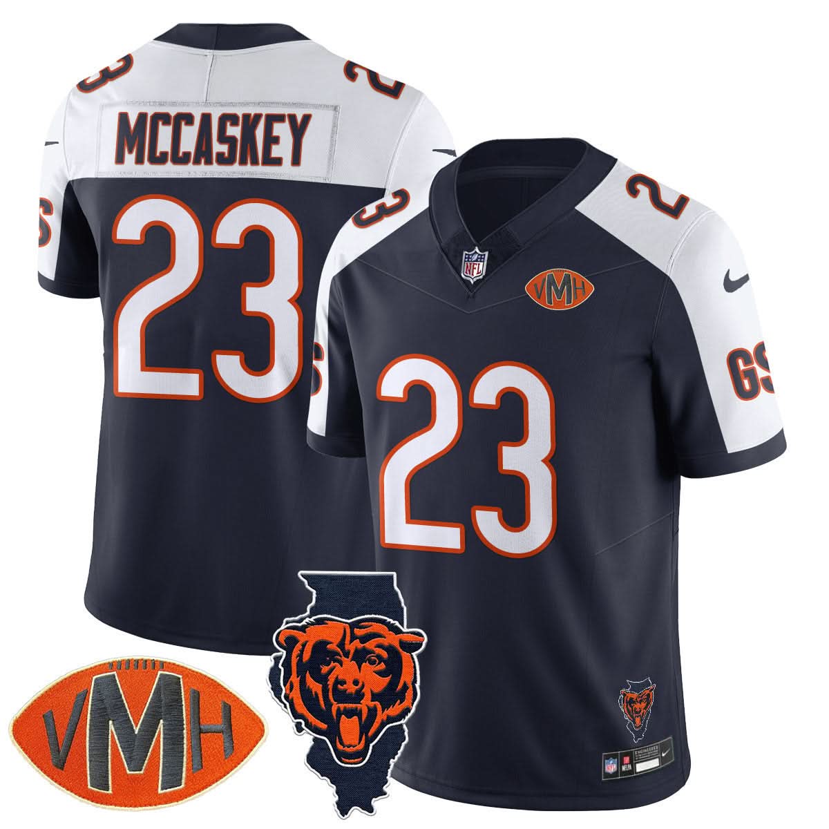 Chicago Bears Honor Virginia Halas McCaskey Jersey - All Stitched