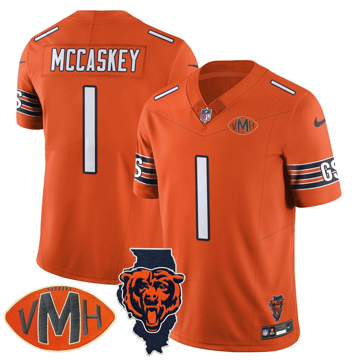Chicago Bears Honor Virginia Halas McCaskey Jersey - All Stitched