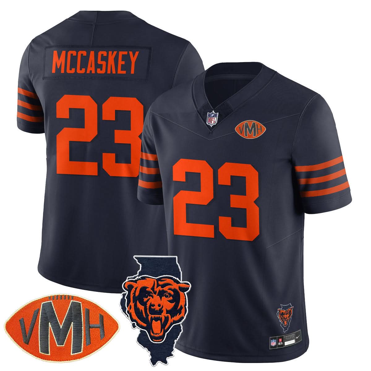 Chicago Bears Honor Virginia Halas McCaskey Jersey - All Stitched