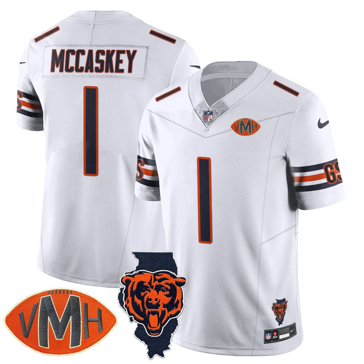 Chicago Bears Honor Virginia Halas McCaskey Jersey - All Stitched