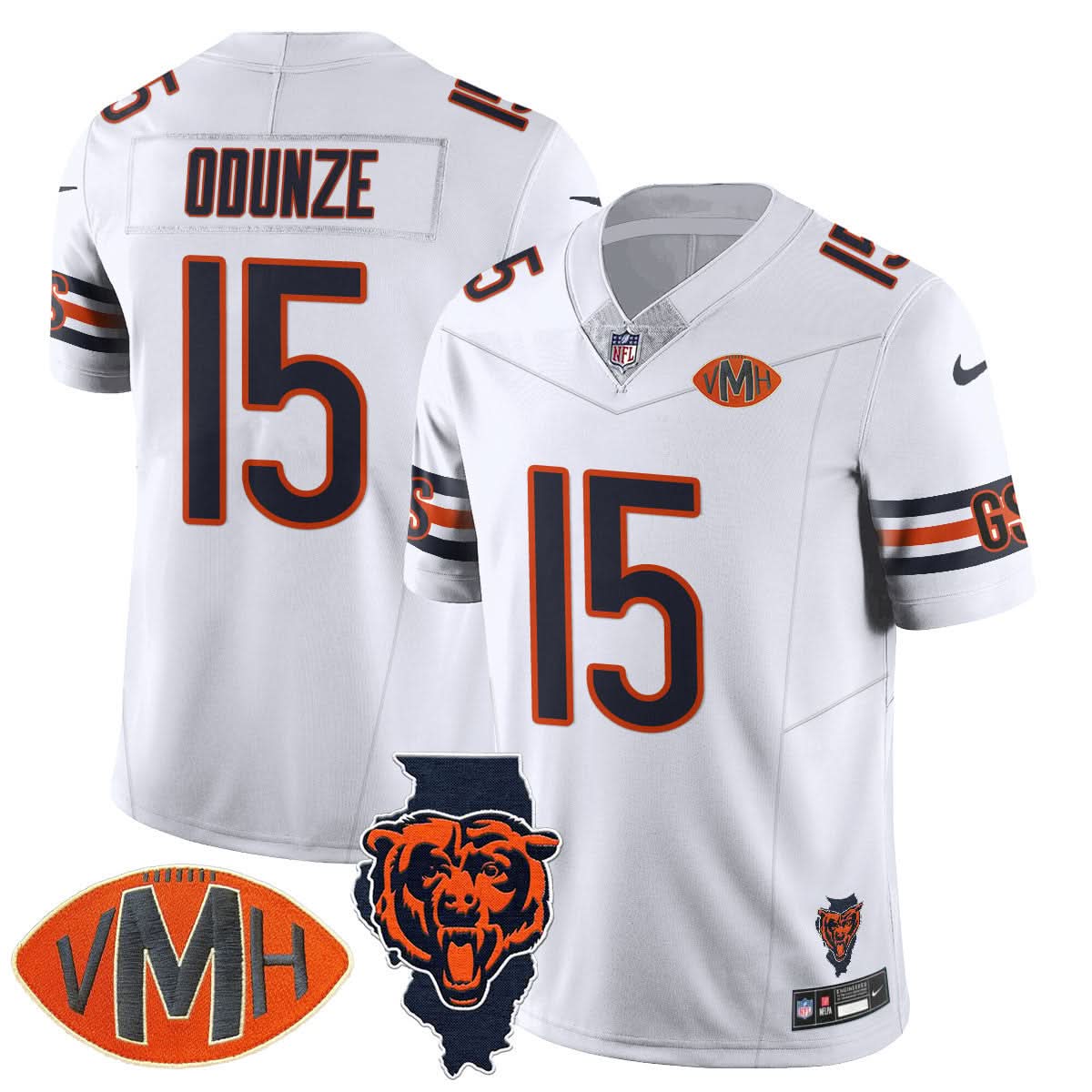 Chicago Bears Honor Virginia Halas McCaskey Jersey - All Stitched