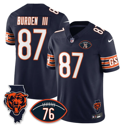 Chicago Bears Honor Steve McMichael Jersey - All Stitched