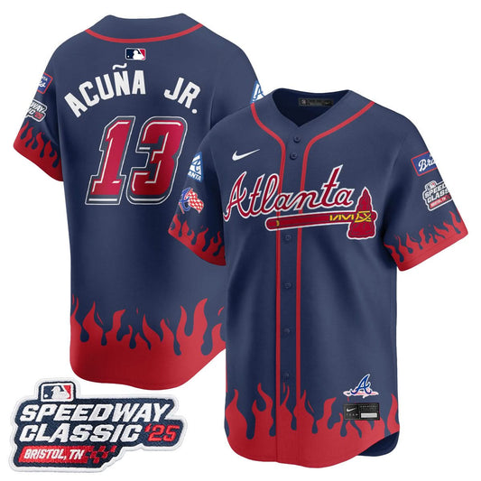 Atlanta Braves 2025 Speedway Classic Limited Jersey V2 - All Stitched
