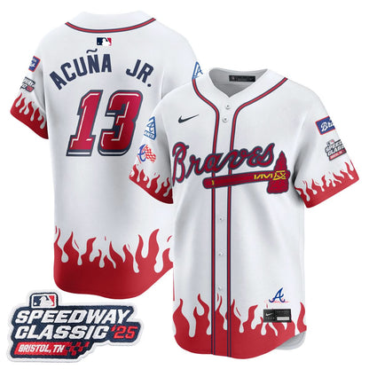 Atlanta Braves 2025 Speedway Classic Limited Jersey V2 - All Stitched